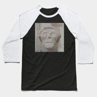 Medieval Stone Face Baseball T-Shirt